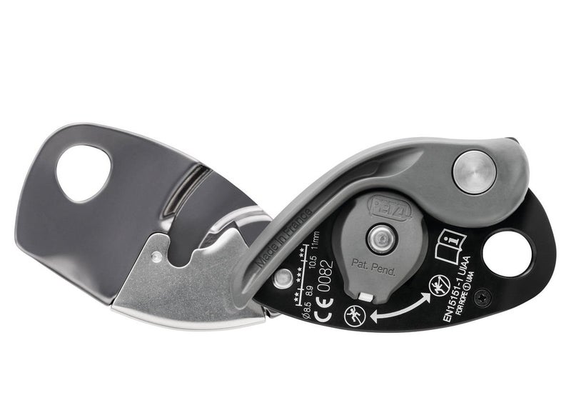 PETZL GRIGRI+ Belay Device with Cam-Assisted Blocking and Anti-Panic Handle, Suitable for Learners and Intensive Use - Grey - Image 5